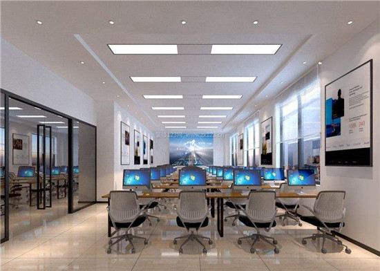 辦公室裝修吊頂常用材質有哪些?(圖3) 辦公室石膏板吊頂