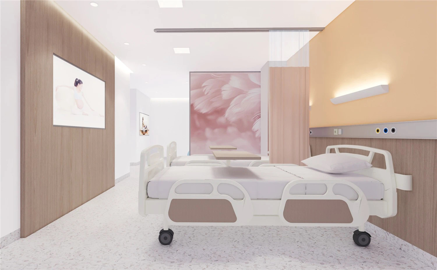 【醫(yī)院案例】婦產(chǎn)醫(yī)院這樣設(shè)計，簡而不失其華！(圖2)