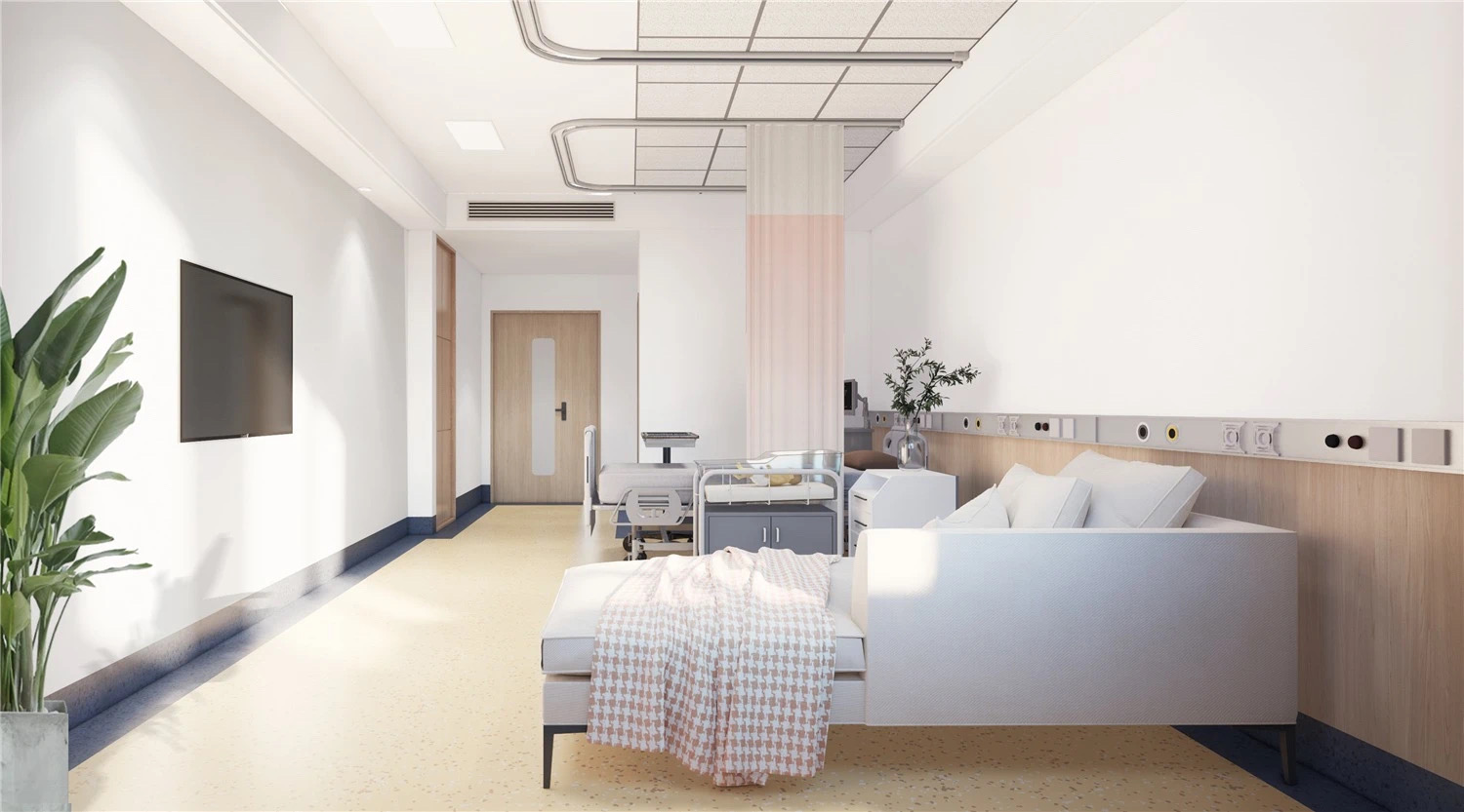 【醫(yī)院案例】婦產(chǎn)醫(yī)院這樣設(shè)計，簡而不失其華！(圖3)