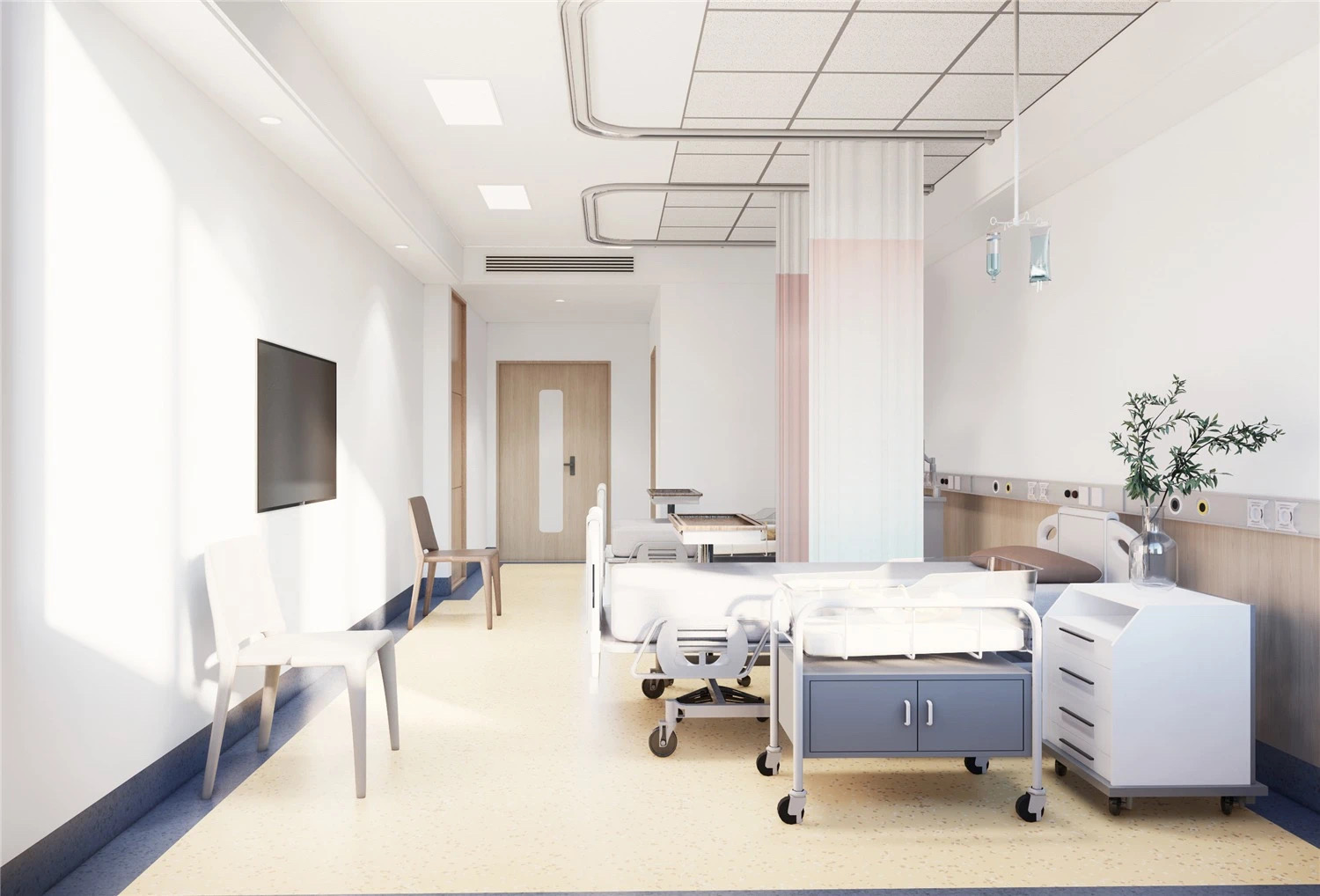 【醫(yī)院案例】婦產(chǎn)醫(yī)院這樣設(shè)計，簡而不失其華！(圖5)